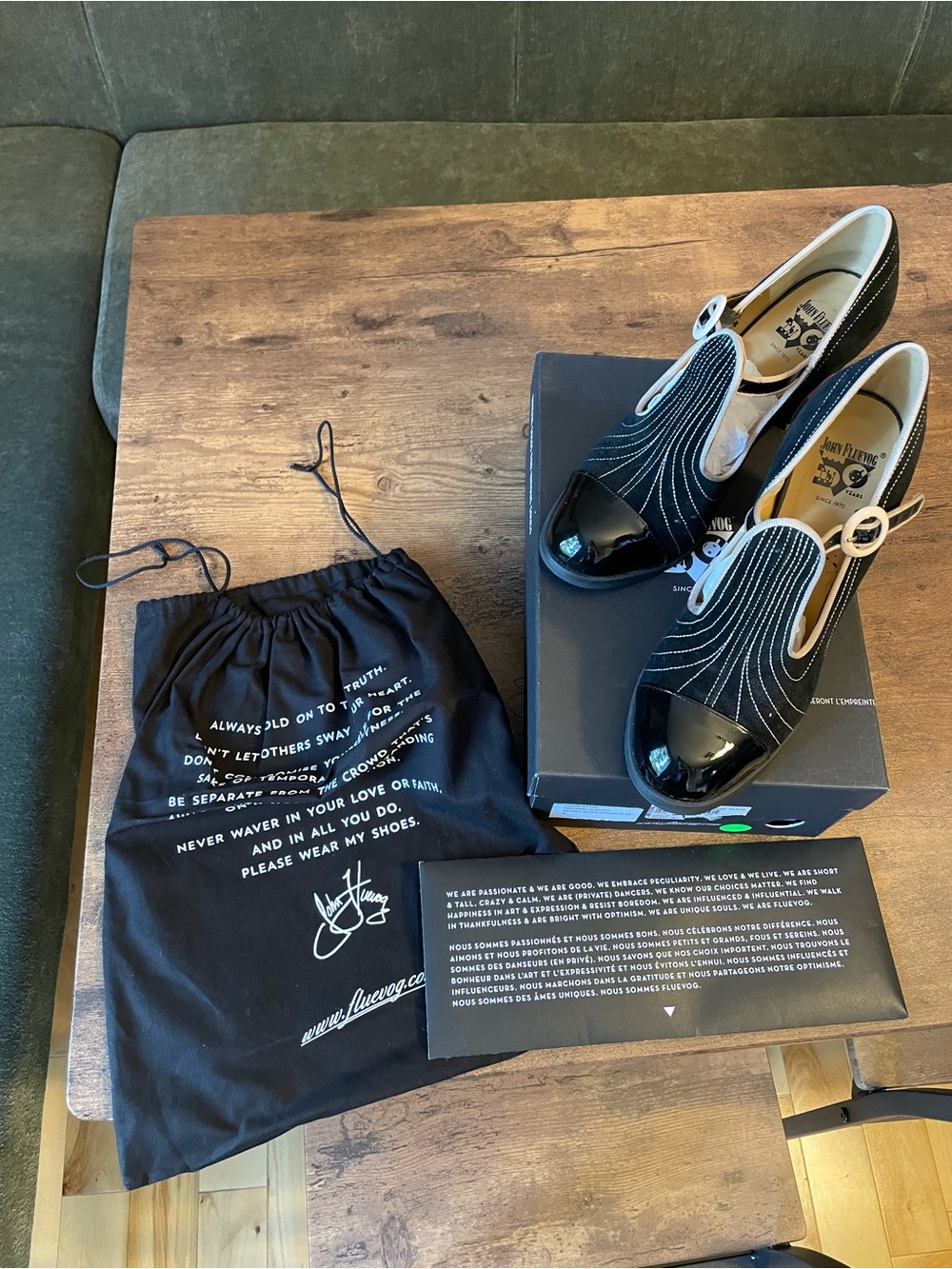 John Fluevog, like new, Tova Attic size 9